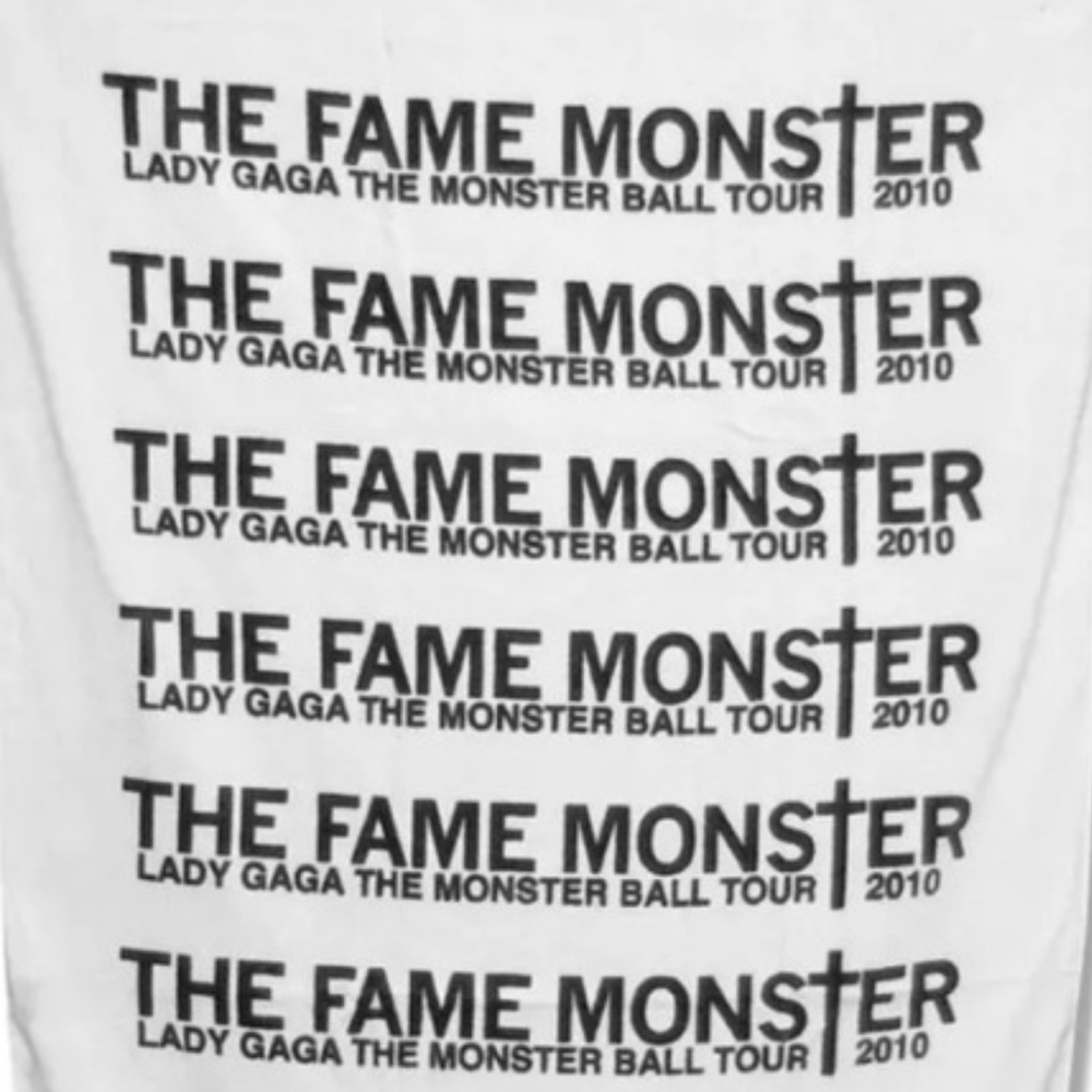 🆕 Lady GaGa The Fame Monster Monster Ball Tour LE Merch Towel 2010